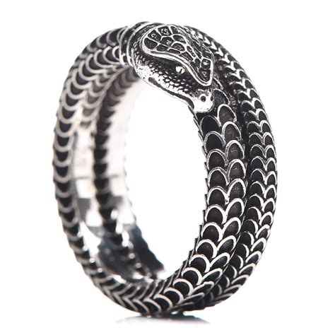 green gucci snake ring|925 sterling silver snake ring.